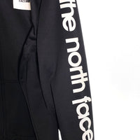 THE NORTH FACE ノースフェイス ボックスロゴアームプリント ジップアップパーカー ブラック ポリエステル NF0A3RUKKY4 Size L 福生店