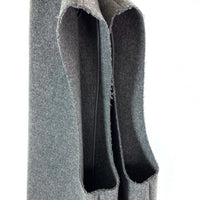 ENFOLD エンフォルド 3009A230-0780 アッシュクメルトンロングベスト グレー size38 瑞穂店