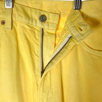 Levi's リーバイス 510-0251 USA製 ボタン裏525 デニムパンツ 後染めイエロー size33 瑞穂店