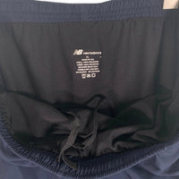 U.S.Navy new balance ニューバランス トレーニングショーツ ショートパンツ ネイビー リフレクタープリント USA製 Size XL 福生店