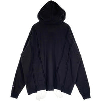 DISCOVERED ディスカバード DOCKING HOODIE ドッキングフーディー ジップアップパーカー ブラック チャンピオン別注 DC-B2-CU-12 Size 3 福生店