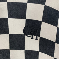 CAPTAINS HELM キャプテンズヘルム 24SS CHECKER HOODIE チェッカーフラッグ プルオーバースウェットパーカー ウォッシュ加工 ブラック ホワイト Size L 福生店