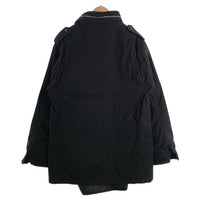 HOUSTON ヒューストン U.S.ARMY M-65 ミリタリージャケット ライナー付 ブラック 50815 Size M-R 福生店