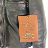 The REAL McCOY's リアルマッコイズ HARLEY-DAVIDSON ハーレーダビッドソン 50's復刻 ホースハイド シングル ライダースジャケット ブラック size34 瑞穂店