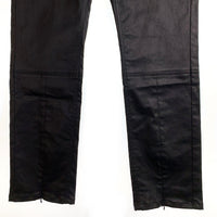 WANNA ワナ ECO LEATHER “CULT TRUE” FRONT FLARED PANTS エコレザー フロント フレアドパンツ ブラック Size 1 福生店