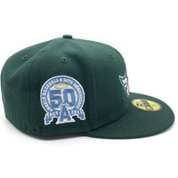 New Era ニューエラ 59FIFTY MLB アナハイム・エンゼルス ベースボールキャップ グリーン 50周年パッチ Size 7 1/2 (59.6cm) 福生店