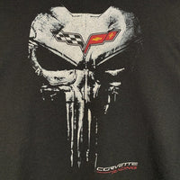 CORVETTE RACING コルベット レーシング プリント プルオーバースウェットパーカー ブラック GILDAN Size 2XL 福生店