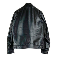 Lewis Leathers ルイスレザー 60T Tight Fit Corsair タイトフィット コルセア 千鳥格子裏地 ベージュジップテープ リアルハイド レザージャケット ブラック size42 瑞穂店