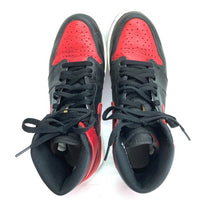 NIKE ナイキ AIR JORDAN 1 RETRO HIGH OG エアジョーダン1レトロハイ BRED ブレッド 2016 555088-001スニーカー ブラック×レッド size 28.5cm 瑞穂店