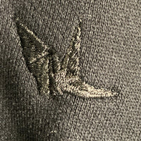 1piu1uguale3 ウノピュウノウグァーレトレ BIG LOGO PARKA バック発泡ロゴプリント プルオーバースウェットパーカー ブラック MRB500 Size V (5) 福生店