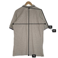 90's Champion チャンピオン ミッキーマウス 刺繡 半袖ポロシャツ グレー 青タグ刺繡 Size L 福生店