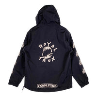 HYSTERIC GLAMOUR ヒステリックグラマー 17AW RX ナイロン アノラック プルオーバージャケット ブラック プリント 02173AB10 Size L 福生店