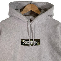 SUPREME シュプリーム 23AW Box Logo Hooded Sweatshirt ボックスロゴ プルオーバースウェットパーカー アッシュグレー 迷彩 Size M 福生店