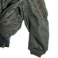 60's U.S.AIR FORCE 米空軍 ALPHA アルファ MA-1 フライトジャケット MIL-J-82790D グリーン 1965 Size M 福生店