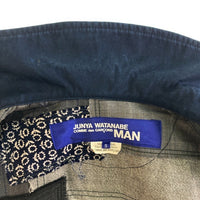 JUNYA WATANABE COMME des GARCONS MAN ジュンヤワタナベ コムデギャルソンマン WO-C002 AD2014 ジャポニズム期 リバーシブル 刺し子 パッチワーク コート インディゴ sizeS 瑞穂店