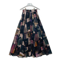 HARE ハレ フォトコラージュスカート 総柄 ボルドー sizeF 瑞穂店