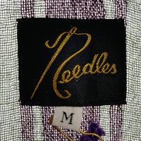 Needles ニードルズ 23SS Cabana Shirt カバナシャツ 開襟 半袖 ジャカード グリーン パープル MR242 Size M 瑞穂店