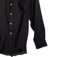 Brooks Brothers ブルックスブラザーズ リネン ボタンダウンシャツ ブラック Size L 福生店