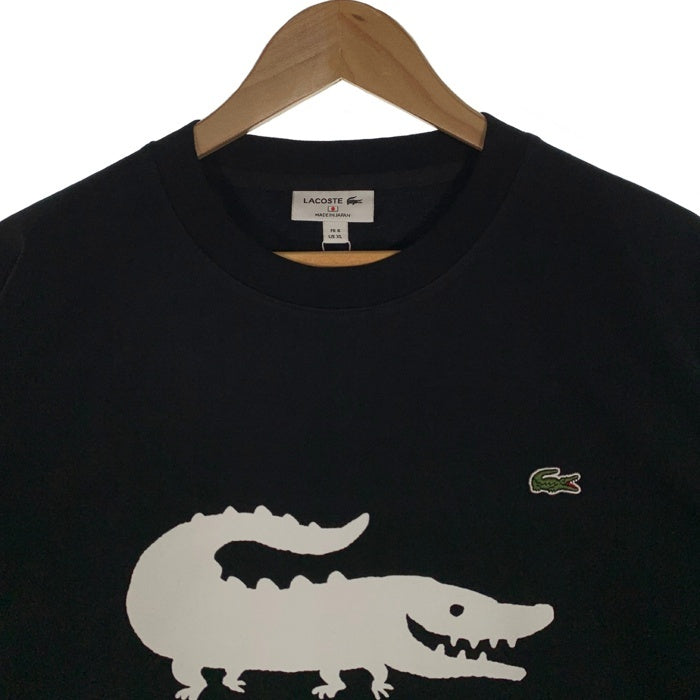 LACOSTE ラコステ 24SS ONE PIECE ワンピース ワニロゴ Tシャツ ブラック Size 6 (XL) 福生店