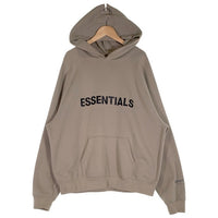 FOG ESSENTIALS エッセンシャルズ FRONT LOGO HOODIE フロントラバーロゴ プルオーバーパーカー フーディー カーキ Size L 福生店