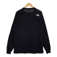 THE NORTH FACE ノースフェイス Flower Logo L/S Tee フラワー刺繡 ロゴプリント ロングスリーブTシャツ ブラック NT32341 Size L 福生店