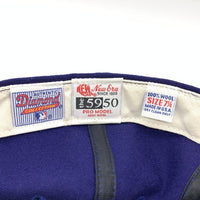 90's New Era ニューエラ 59FIFTY ロサンゼルスドジャース PRO MODEL ダイヤモンドコレクション ネイビー ウール USA製 Size 7 1/4 (57.7cm) 福生店
