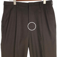 Brooks Brothers ブルックスブラザーズ ウール 2タック スラックス パンツ ダークブラウン Size 35 福生店