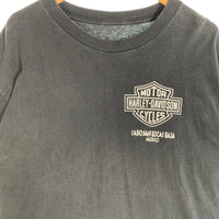 Harley-Davidson ハーレーダビッドソン CABO SAN LUCAS BAJA MEXICO バー&シールド プリントTシャツ ブラック Size 2XL 相当 福生店