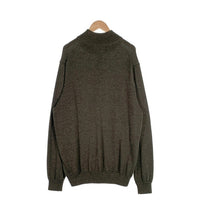 Brooks Brothers ブルックスブラザーズ ウール ハーフジップ プルオーバーニットセーター モスグリーン Size XL 福生店