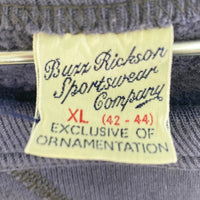 Buzz Rickson's バズリクソンズ BR69452 Bumble Bee セットイン 前V スウェットトレーナー ネイビー sizeXL 瑞穂店