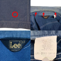 70's Lee リー コットンデニムジャケット ライトブルー USA製 スナップボタン Size L-R 福生店