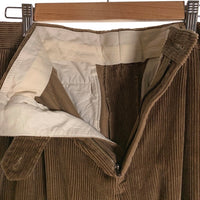 00's NAUTICA RIGGER ノーティカ 2タック コーデュロイトラウザーパンツ ブラウン Size 36×32 福生店