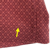 70's Sears シアーズ ヨーロピアンコレクション 開襟シャツ ボルドー ポリエステル Size M 福生店