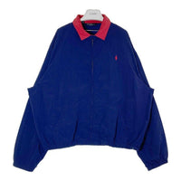 RALPH LAUREN ラルフローレン USA製 ナイロン ジャケット スウィングトップ ネイビー sizeXXL 瑞穂店