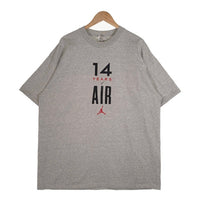 90's NIKE ナイキ 14 YEARS OF AIR エアジョーダン プリントTシャツ グレー メキシコ製 Size XL 福生店