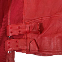 glamb グラム Mercury Riders マーキュリーライダース シープスキン ダブルライダースジャケット レッド GB16AT/JKT08 Size 4 福生店
