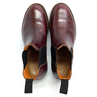WHEEL ROBE ウィールローブ 15074 ELASTIC SIDE BOOTS ホーウィン クロムエクセル サイドゴア ブーツ バーガンディ size8D 瑞穂店