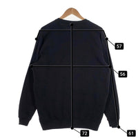 BEAMS ビームス BLACK RAIN ブラックレイン フォトプリント クルーネックスウェットトレーナー ブラック Size XL 福生店