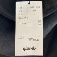 glamb グラム Mist JKT ミストジャケット ポリエステル レーヨン GB16WT/JKT13 ブラック Size 4 瑞穂店