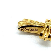 Chrome Hearts クロムハーツ 22K CH CRS BBY FAT CHクロス ベイビーファットチャーム ペンダントトップ ゴールド 福生店