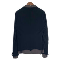 kolor カラー レイヤード 3B テーラードジャケット ブラック グレー ウール ポリエステル 10SCM-T06202 Size 3 福生店