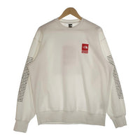 SUPREME シュプリーム 24SS THE NORTH FACE ノースフェイス TNF Crewneck クルーネックスウェットトレーナー ホワイト NT02411I Size M 福生店