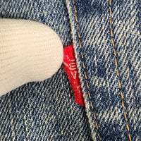 LEVI'S VINTAGE CLOTHING LVC リーバイスヴィンテージクロージング 67505-0110 ダブルニー ストレートデニムパンツ インディゴ USED加工 Size 31×32 福生店