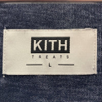KITH キス TREATS Mosaic Rose L/S Tee モザイクローズ 長袖Tシャツ ネイビー sizeL 瑞穂店