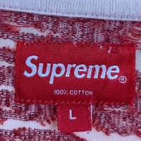 SUPREME シュプリーム 22SS Word Bubble Jacquard S/S Top ワードバブル ジャカード ショートスリーブトップ Tシャツ ピーチ Size L 福生店