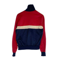 80's頃 adidas アディダス トラックジャケット レッド ホワイト ネイビー Size S-M 相当 福生店