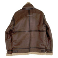 ALPHA アルファ B-3 フライトジャケット フェイクムートン ブラウン TA1398-068 Size XL 福生店