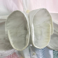 COMMEdesGARCONS HOMME PLUS コムデギャルソンオムプリュス PK-B010 23SS ストライプパッチシャツ ホワイト sizeS ※襟・袖にシミ 瑞穂店