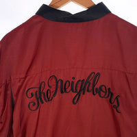 NEIGHBORHOOD ネイバーフッド 23SS BOWLING SHIRT SS ボーリングシャツ ボルドー レーヨン コットン 231SPNH-SHM04 Size XL 福生店