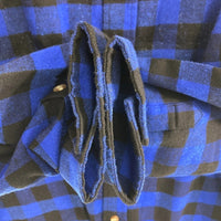 glamb グラム バッファローチェック フランネルシャツ ブルー ブラック GB17SM/SH07 Size 3 瑞穂店